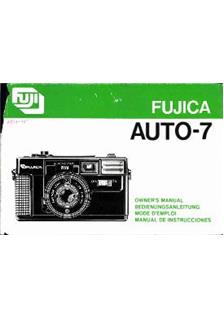 Fujifilm Auto 7 manual. Camera Instructions.